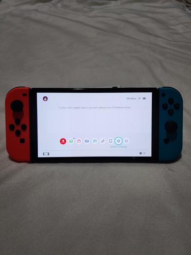 Nintendo Switch OLED 64GB Neon Red Blue Joy-Con 2021 HEG-001 ONLY WORKS PERFECT - Picture 5 of 16