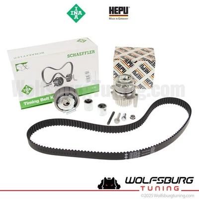 Audi 2.0T FSI A3 A4 TT BPY BWT Timing belt kit Metal Water pump 2006 - 2009 OEM - Image 1 of 4