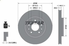 Disque de frein Renault KOLEOS