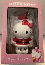 SANRIO 2012 SANTA HELLO KITTY CHRISTMAS ORNAMENT by KURT S. ADLER NEW NIB