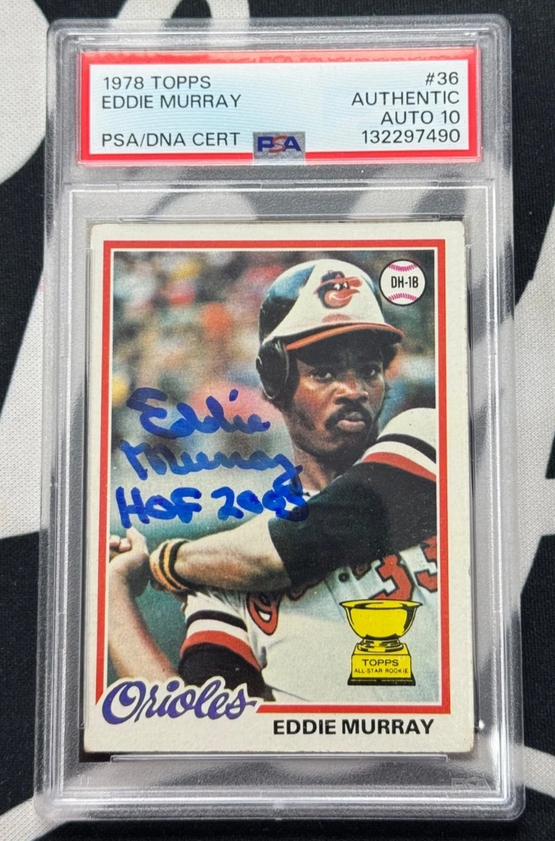 Eddie Murray Baseball Autographed Sports Trading Cards