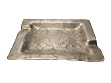 ALUMINUM QUAKER STATE OIL COMPANY ASHTRAY