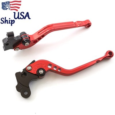 Motorcycle Long Brake Clutch Lever For Yamaha SMAX 155/S-MAX 155 2015-2017 Red