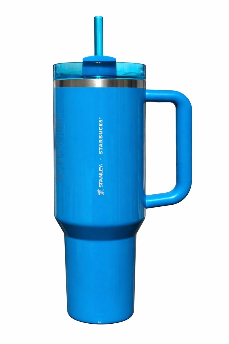 Stanley Starbucks Blue Tumbler 40oz 2026 Target Exclusive | eBay