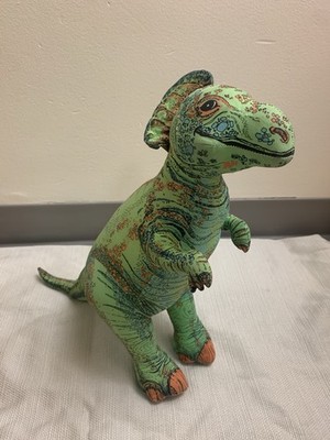 Applause 1992 HADROSAURUS Plush Green Dinosaur Determined Productions