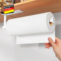 KüChenrollenhalter Edelstahl Selbstklebend Oder Bohrbar Wandmontage FüR KüChe