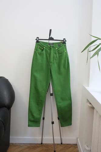 Versace Jeans Couture Vintage Denim Green Jeans - Picture 3 of 7