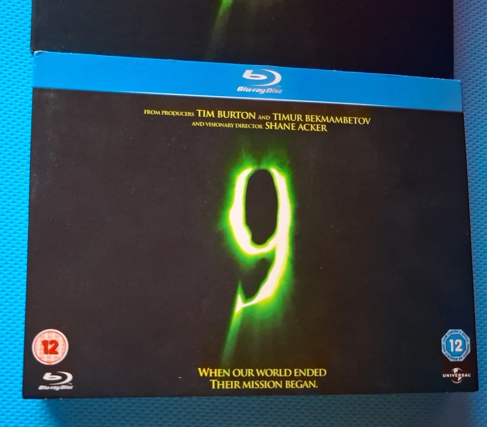 9 ( NINE ) - LIMITED EDITION BOOK / BLU-RAY - TIM BURTON - 2010 - - Image 2 of 4