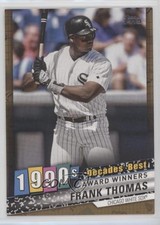 2020 Topps Decades Best Award Winners Gold 31/50 Frank Thomas #DB-70 HOF 04br