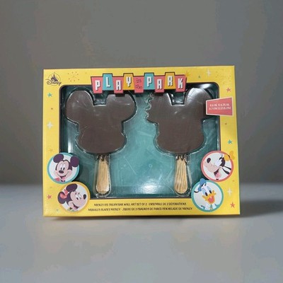 Disney Parks 'Play in the Park' Wall Art Mickey Mouse Ice Cream Bar Set New