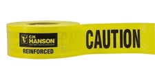 CH Hanson Barricade Tape-Caution 500'x3 x5Mil Reinforced