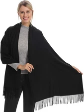 Genovega Women Pashmina Scarf,Evening Wedding Party Shawl Accessories Gift for B