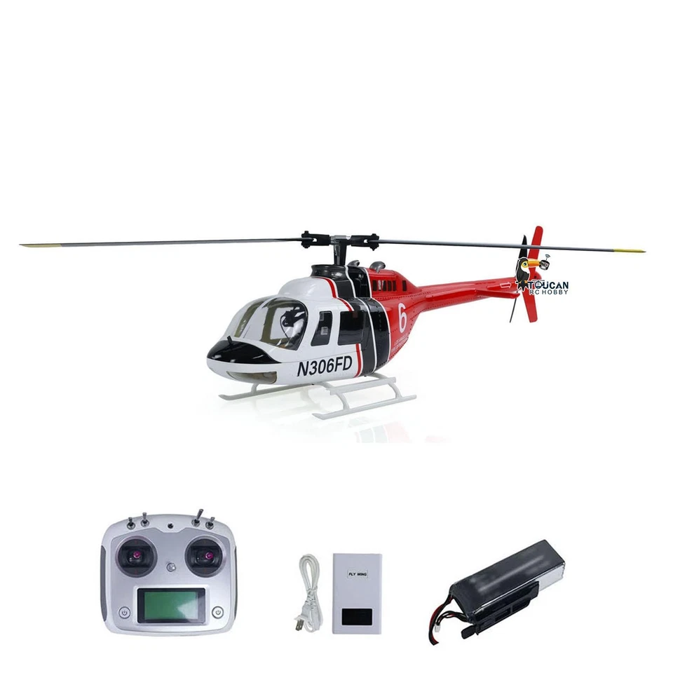 RC Scale Armee Hubschrauber FLYWING 206 V3 RTF Smart Drone Brushless Motor GPS - Bild 3 von 4