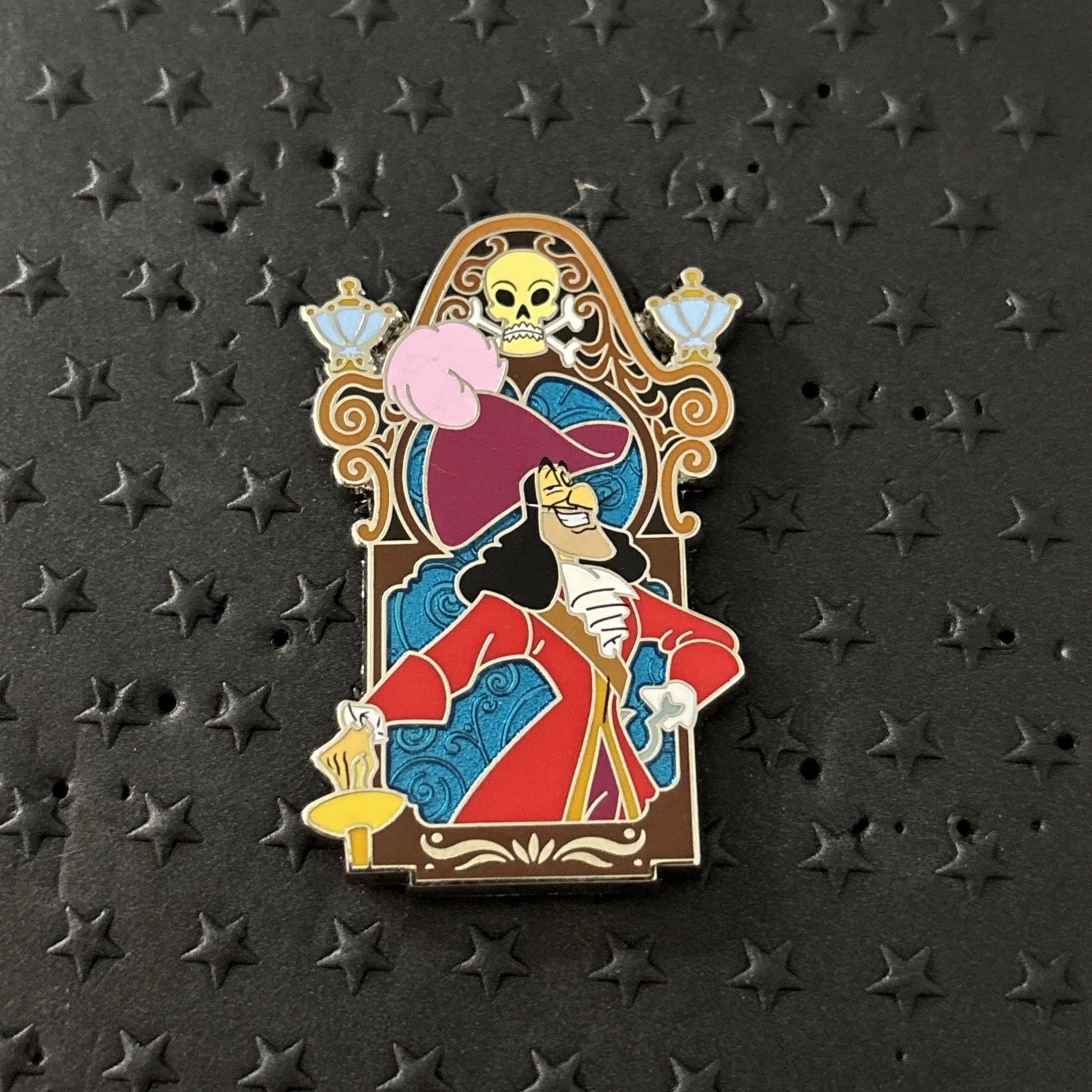 2024 Disney Villains Window Portrait Mystery Pin Captain Hook from Peter Pan