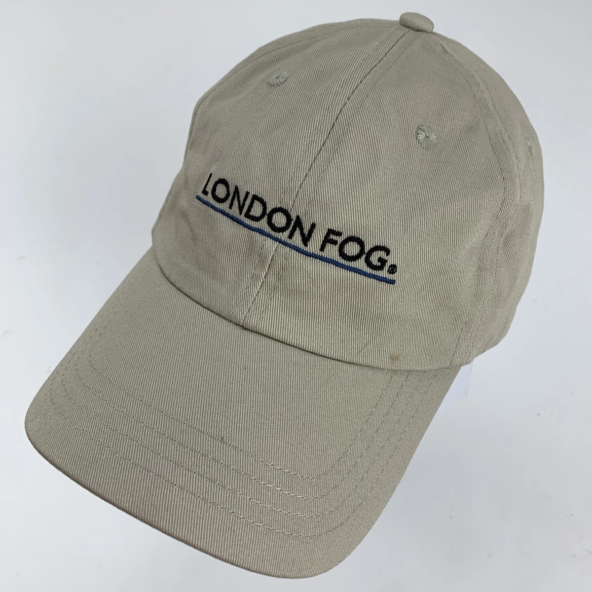 London Fog Beige Ball Cap Hat Adjustable Baseball eBay