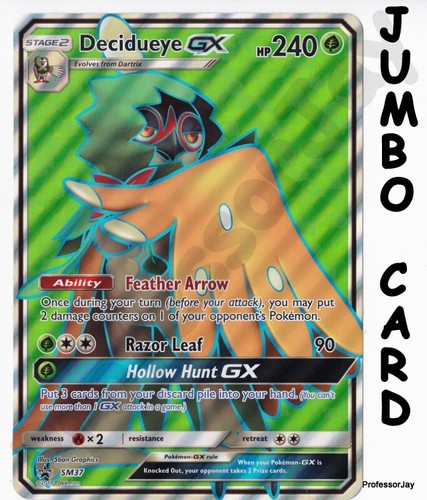 Pokémon Go Karten Bw XY Sm Jumbo Übergroße V Star Max GX Ex Holos Promos TCG - Picture 41 of 80