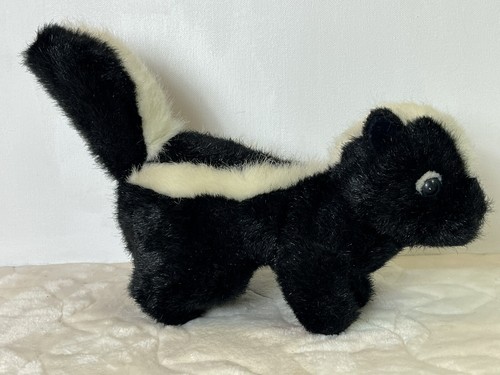 Peluche Gund Skunk con ojos azules peluche años 80 realista aprox. 12"" - Imagen 3 de 16