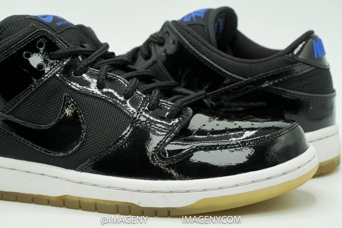 NIKE DUNK SB LOW USED SIZE 7.5 SPACE JAM BLACK ICE ROYAL