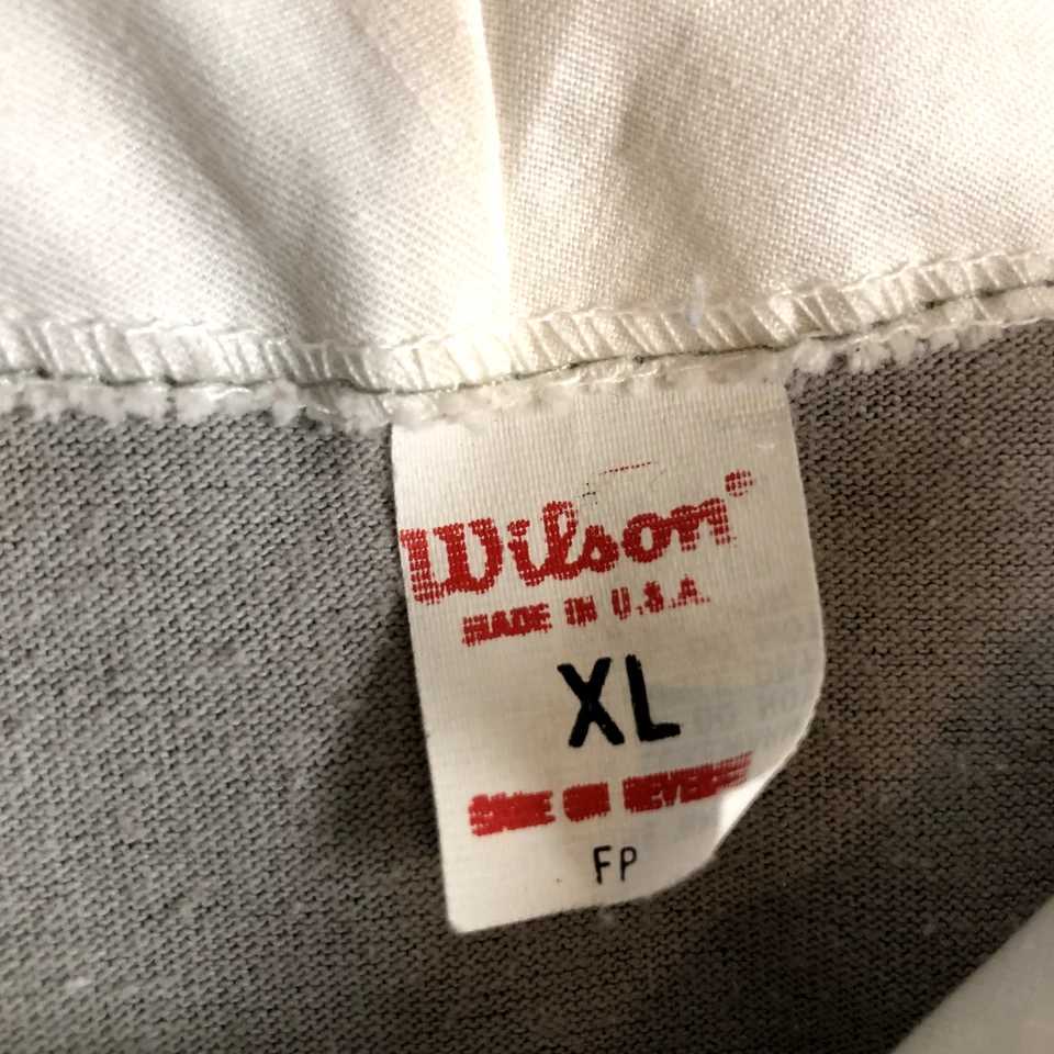 Camiseta de béisbol Wilson vintage años 90 adulto talla XL logotipo de Intel Company #7 hecha en EE. UU. Foto 4 de 4