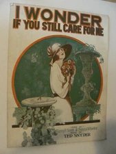 I Wonder If You Still Care For Me 1921 Smith Wheeler Snyder Barbelle cover piano