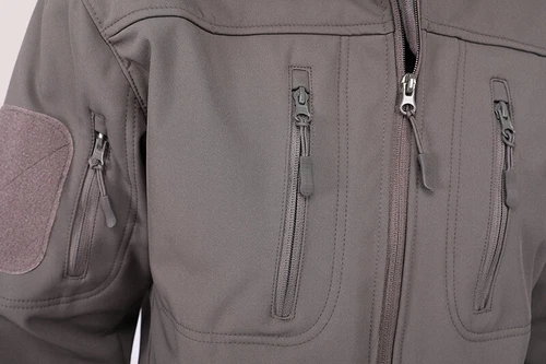 Giacca a vento tattica uomo soft shell giacca esercito jacket cappuccio tempo libero ~ - Foto 63 di 65