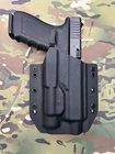 Black Kydex Light Bearing Holster for Glock 20 21 Streamlight TLR-1s / TLR1