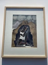 William Etienne Pajaud Jr PAINTING PORTRAIT AFRICAN AMERICAN FAMOUS RARE LISTED