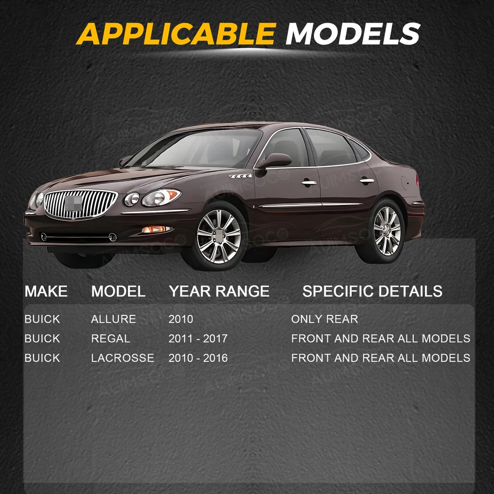 2 Front Bearings & Hub Set 513288 Driver Passenger Sides For Saab 9-5 2010-2011 - Image 3 of 4