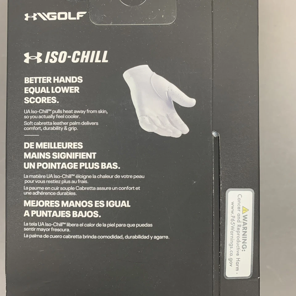 Under Armour UA Iso-Chill Golf RIGHT HAND Gloves Size MD 1370277  New In Box - Image 4 of 4