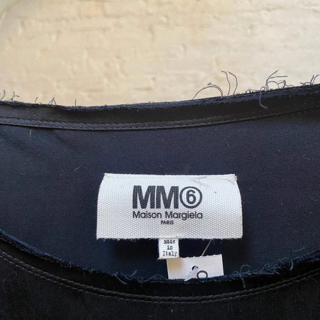 Mini Abito Maison Margiela Piccolo Nero Viscosa