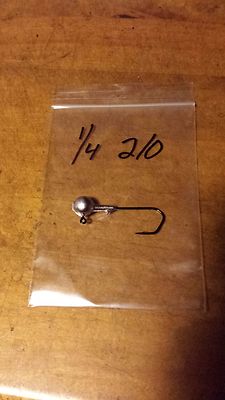15 1/4 Round Head Jigs VMC Barbarian Black Forged Hooks 2/0 or 3/0 U Choose