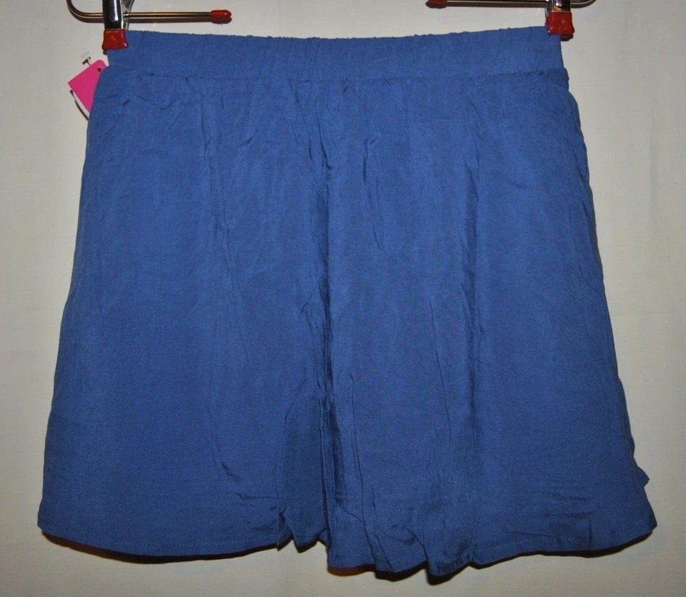 Falda cintura elástica azul XHILARATION paneles de encaje para niñas nueva sin etiquetas Foto 3 de 4