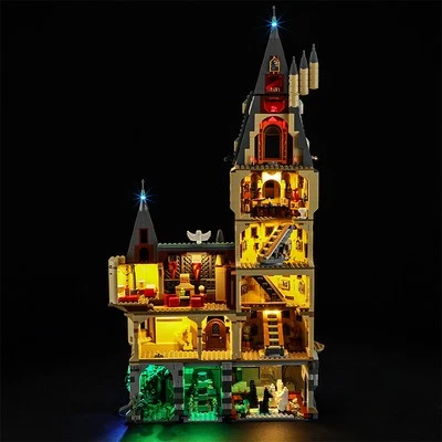 MARKENLOS LED Licht Kit for LEGO 76454 Schloss Hogwarts: Der Hauptturm Beleuchtungsset DIY