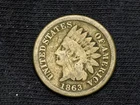 1863 Indian Head Cent Penny