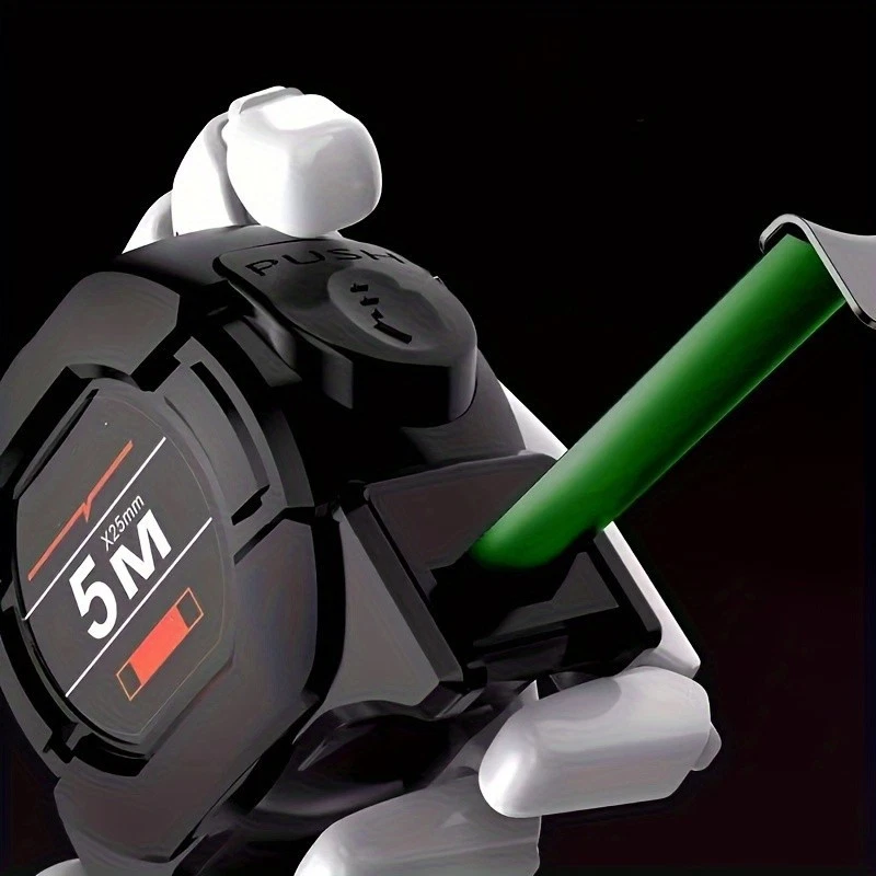 XB Sibyl High-Precision Self-Locking Fluorescent Steel Tape Measure - 5m & 10m L - Image 4 of 4