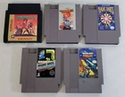 Y-176 VTG. NES GAME CARTRIDGES-SUPER MARIO BROS., MAGIC DARTS, THE GOONIES II +!
