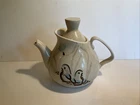 Vintage Red Wing Pottery Bob White Quail Tea Coffee Pot Teapot With Lid