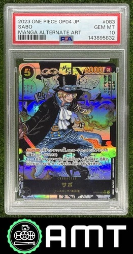 Sabo PSA 10 2023 One Piece OP04-083 Manga Alternate Art Japanese 5832