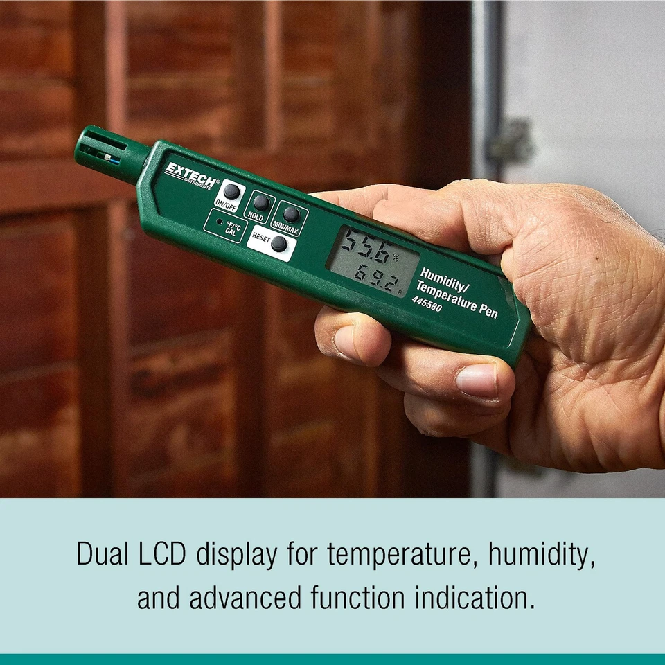 Humidity & Temperature Pen Meter with Pocket Clip - Compact & Accurate Tooltt - Image 3 of 4