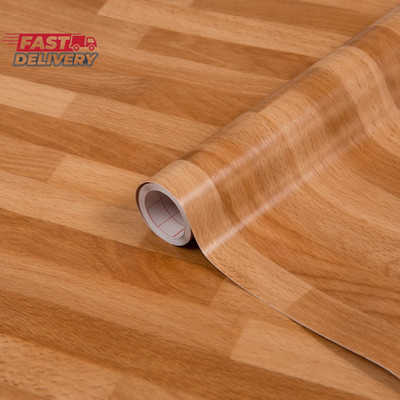 D-C-Fix 346-0168 Decorative Self-Adhesive Film, Butcher Block, 17'' X 78'' Roll