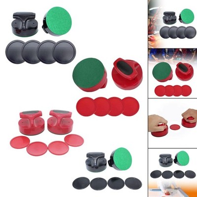 Airhockey Pusher und Pucks Pucks Strikers 9,4 cm mit Filzboden Airhockey