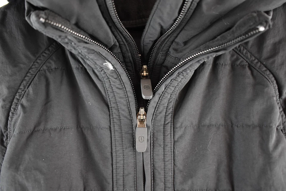 Chaqueta con Capucha Lululemon Mujer Negra Cremallera Anorak Talla 38' Deportes Foto 4 de 4