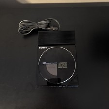 Vintage 1980s Sony D-5 CD Compact Player with AC-D50 Power Docking Station