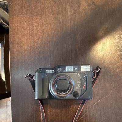 Canon Sure Shot Tele Quartz Date 35mm Film Camera Black | eBay