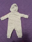 NWT Carhartt Baby Zip-Front Hooded Gray Coveralls Long Sleeve Size 0-3 Months — photo 4