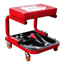 Torin TR6300 Red Rolling Creeper Garage/Shop Seat: Creeper seat-250lbs-Red