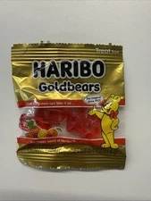 RARE! Only RED Gummy  Bear Treat Size Haribo Pack!!!