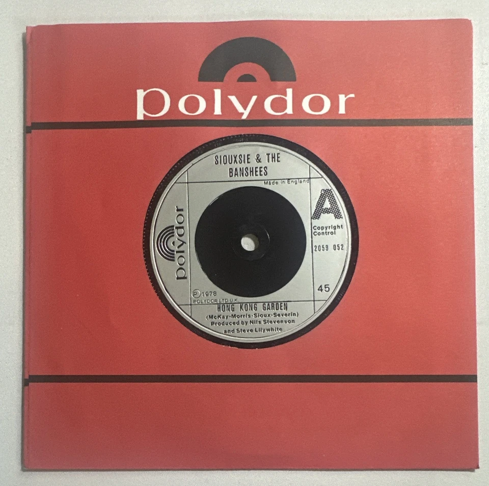 Siouxsie And The Banshees - Hong Kong Garden 7" vinyl record Punk VG+ / M - Image 2 of 4
