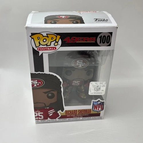 Funko Pop Richard Sherman 49ers #100 NFL Football San Francisco Damaged Box