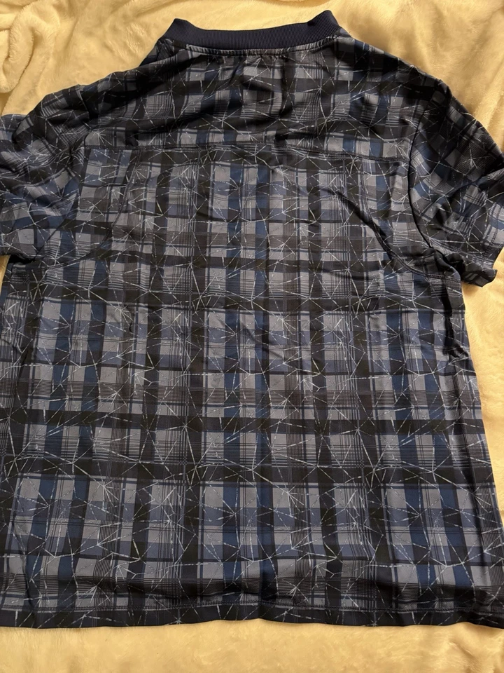 Blusa Médica Dickies Para Hombre XL Estampado Azul Manga Corta Foto 3 de 4